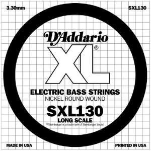    DAddario Sngl Bass Xl 130 Dbl Ball End Musical Instruments