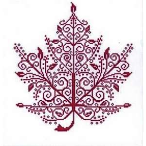  Maple Leaf (cross stitch) Arts, Crafts & Sewing