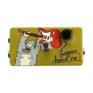  Zvex Hand Painted Super Hard On Boost Guitar Effects Pedal 