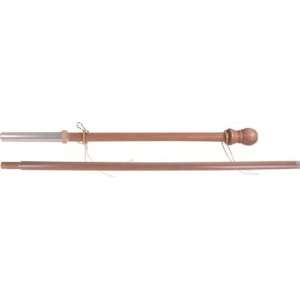 60in. 2 pc. Wood House Flag Pole Patio, Lawn & Garden