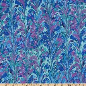   Splash Plumes Periwinkle Fabric By The Yard Arts, Crafts & Sewing