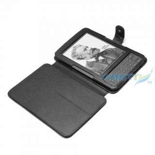  Kindle 3 Wallet Cover with Slim Reading Light  