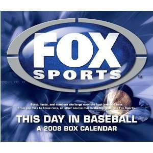  Fox Sports This Day in Baseball 2008 Desk Calendar Office 