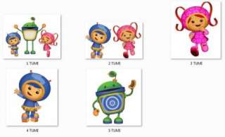 Personalized TEAM UMIZOOMI Lollipop Sticker Tag Labels  