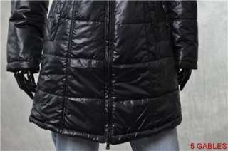 BNWT GUESS by Mariano Womens Coats NEW Long Black Puffer Coat sz M 