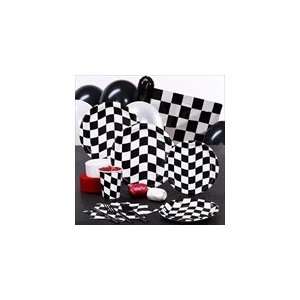  Black and White Check Party Pack for 8 Toys & Games