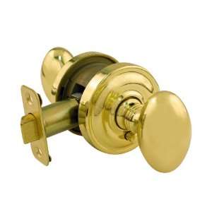   Hardware 44493 Westmore Classic Egg Bed Bath Door Knob, Polished Brass