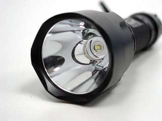 UltraFire C8 CREE LED 270 Lm Flashlight Pressure Switch  