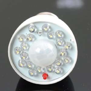  E27 LED Human Sensor Lamp AC85~250V White Light Bulb 
