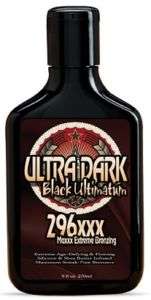 New Ultra Dark Black Ultimatum 296x Tanning Bed Bronzer  