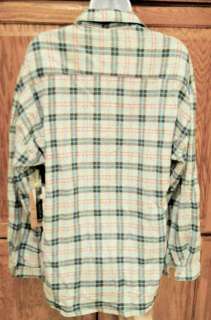 BILLABONG~ GRAY TEAL RED PLAID BUTTON DOWN LONG SLEEVE SHIRT  