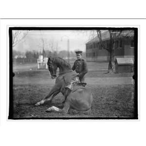  Historic Print (M) U.S. Army horse stunts, Ft. Myer, Va 