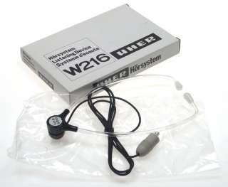 UHER W216 LISTENING DEVICE HOERSYSTEM HEADPHONE NEW BOX  