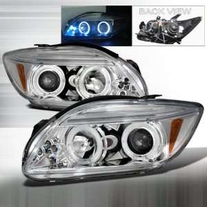  04 05 06 Scion tC Halo Projector Headlights   Chrome (Pair 