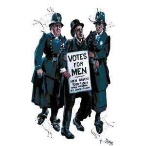  Votes for Men Suffragists Revenge by unknown. Size 17.75 