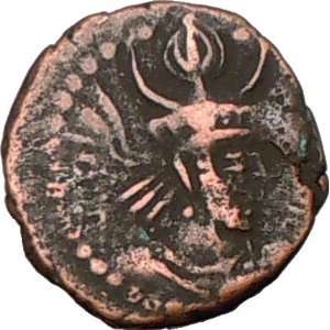   SASANIANS Hormizd I 265AD Drachm Altar Authentic Ancient Greek Coin