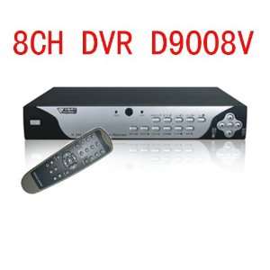  8ch dvr h.264 cctv dvr with 8pcs power supply Camera 