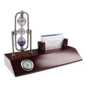   Designs W375N Sand Timer Business Card Stand