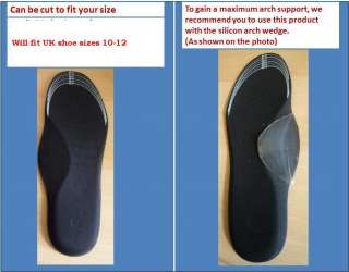 Sport Shoe Insoles insert Arch Support Wedge  