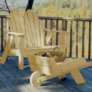  Fanback Collection Adirondack Two Seater   Poly   Black 