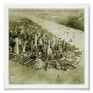  NYC, as designed by Howard Roark Print