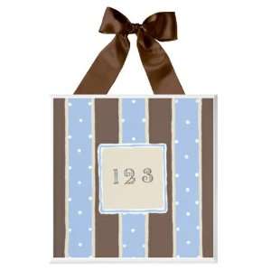  123 Blue Glicee Print