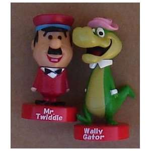  Wally Gator & Mr. Twiddle Set Of (2) Pvc Figures From 