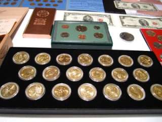 Old Estate Sale US Silver Coins Lot Rare Sets Currency Gold Copper 