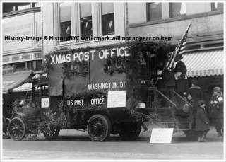 1920s PORTABLE US POST OFFICE POSTAL TRUCK DC PHOTO  
