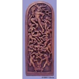  Dryad Design   Lord of the Dance Plaque   Wood Finish 