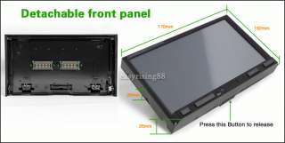 ES986US 7 2 Din Detachable HD Touchscreen Car DVD Player GPS TV PiP 