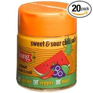 Twang Chili Salt, Sweet & Sour, 1.15 Ounce Shakers (Pack of 20)