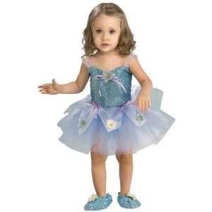  Childs Blue Daisy Ballerina Costume (SizeSm 4 6) Toys & Games