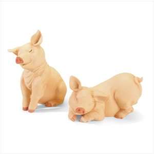  Pig Figurines Set