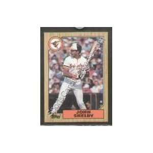  1987 Topps Regular #208 John Shelby, Baltimore Orioles 