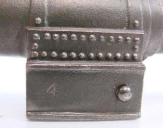 Vtg Toy Cast Iron Carbide Cannon/Canon Barrel Repair Part Metal 