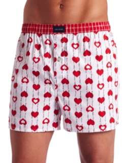    Tommy Hilfiger Mens Hilfiger Hearts Boxer Shorts Clothing