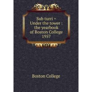  Sub turri  Under the tower  the yearbook of Boston 