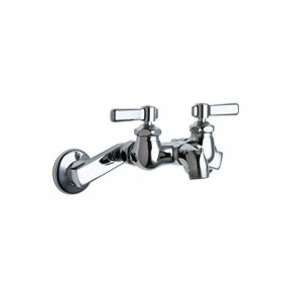  Chicago Faucets Wall Mounted Service Sink Faucet with 