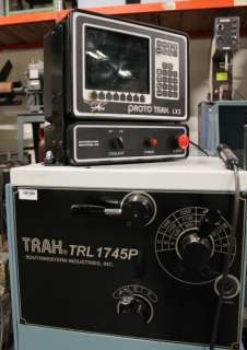 TRL 1745P SWI TRAK 17 x 45cc Two Axis CNC/Manual Flat Bed Lathe 