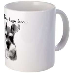  Std. Schnauzer Happy Face Pets Mug by  Kitchen 