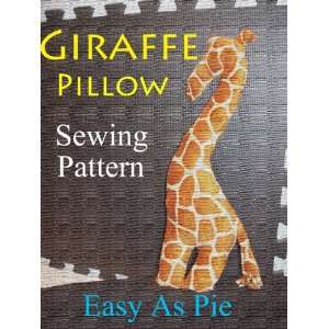  Giraffe Pillow Sewing Pattern 