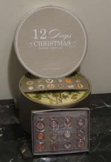NIB Pottery Barn 12 DAYS of CHRISTMAS Plates +BONUS  