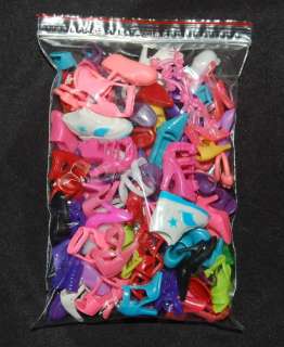 NEW 40 Pairs Different BARBIE DOLL Shoes  