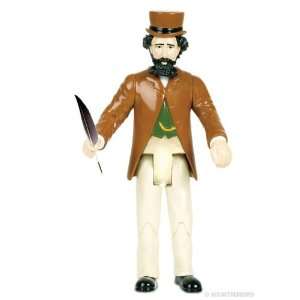   Action Figure with Quill Pen and Removable Hat New 