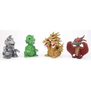  Godzilla Mini Bobblers from Toy Vault Toys & Games