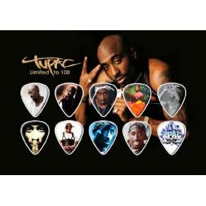  Tupac Shakur Guitar Pick Display Limited 100 Only 