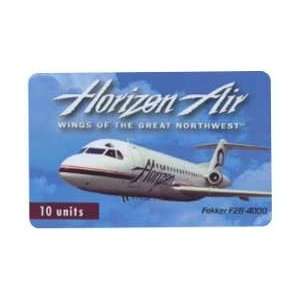  Collectible Phone Card 10u Horizon Air Fokker F28 4000 