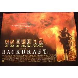  Backdraft (Original British Quad Movie Poster) Everything 