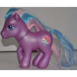 Purple Pony with Blue, Pink, & White Hair (2002 On Back Foot) (Retired 